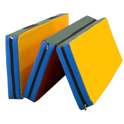 Гімнастичний мат складаний Мат лавочка 120х120x8 см (00077160)