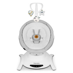 Шезлонг-гойдалка Lionelo BELLA GREY CONCRETE (5903771703284)