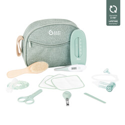 Набір для догляду за дитиною в органайзері (зелений) (A032007)