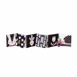 Развивающая книжка-раскладушка коллекции "Садик в городе" –  ЗАЙЧИКИ (13065)