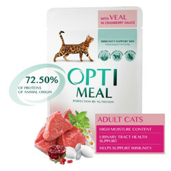 Optimeal. Телятина с клюквенным соусом 85г.(4820083905438)