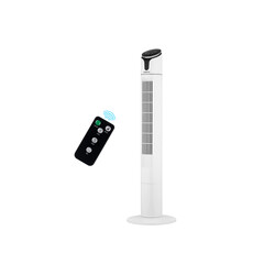 Вентилятор для підлоги ARDESTO FNT-R44X1WY22 колонного типу, висота 110 см, дисплей, таймер, пульт ДУ