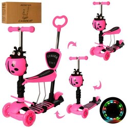 Самокат 5в1 iTrike Maxi JR 3-026-P1 (pink) (JR 3-026-P1 pink)