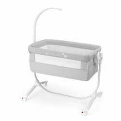 Приставне колиска-ліжечко CULLAMI з постілью, колір сірий (925/926/T140)