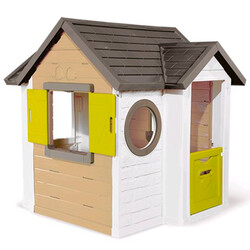 Дом лесника со ставнями и круглыми окнами, 118 х 132 х 135 см, 2+ (810406)