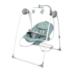 Шезлонг-Качели Lorelli TANGO (frosty green stars) (00077970)