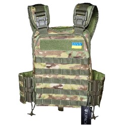 Плитоноска с быстросбросом кордура Kirasa мультикам (Арт.KI1044)