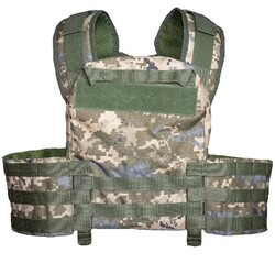 Плитоноская тактическая кордура Kirasa пиксель (Арт.KI104-1)