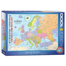 Пазл Eurographics Карта Европы 1000 элементов (6000-0789)