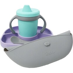 Силіконовий набір для годування Sët - фіолетовий, BBluv (B0191-V)