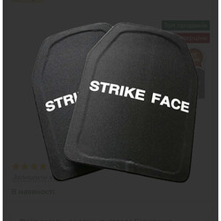 Плита керамика + UHWMPE Класс защиты НАТО: NIJ IV (6 класс ДСТУ) 25*30 см, 2,8 кг (00030932)