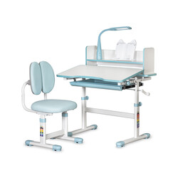 Комплект меблів ErgoKids (стіл + стілець + полиця + лампа) BD-24