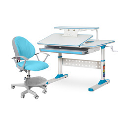 Комплект стол Ergokids TH-320 Blue + кресло Evo-kids Mio KBL