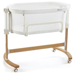 Детская кроватка-люлька 2в1 BabyGO Amila крем (4151)