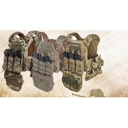 Плитоноска бронежилет Мультикам/multicam со быстрым сбросом MOLLE 8 подсумков (00045152)