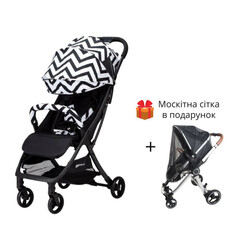 Коляска FreeON SOLO Black-White (48617)