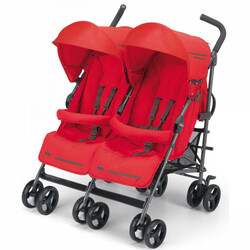 Коляска для двійні Cam TWIN FLIP, колір червоний (850/24)