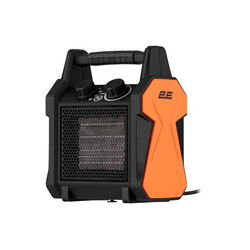 Тепловая пушка электрическая 2E, 2кВт, 20м2, 139 м3/ч, керам. нагр.элемент (PTC), переносная, черный