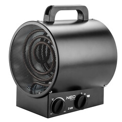 Обігрівач теплова гармата Neo Tools промисловий 2 кВт, 50м2, 253 м3 (90-065)