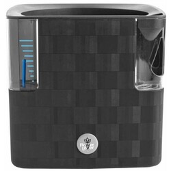 Вазон із системою автополиву Cobble, 14x14x14 см, антрацит (79000)