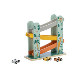 Дерев'яний міні-гараж з автомобілями FreeON (80654)