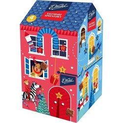Адвент-календарь E.Wedel Дом с молочным шоколадом, 195 г (5901588400235)