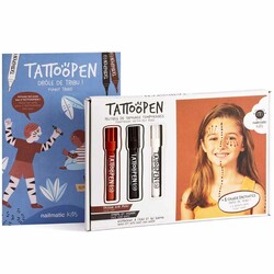 Набір маркерів для аквагриму, коричневий, чорний, білий (140TTRIBE)