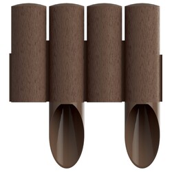 Газонное ограждение Cellfast STANDARD, 4 элемента, 2.3м, коричневый (34-041)
