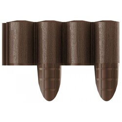 Газонна огорожа Cellfast ECO, 4 елементи, 2.4м, коричневий (34-031)