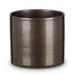 Кашпо для цветов Inspiration, керамическое, 23“, бронзовый (56720)