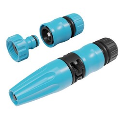 Набор для полива Cellfast BASIC, прямой ороситель+ 2коннектора 1/2-5/8 + адаптер 3/4 (50-500)