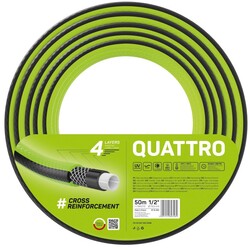 Шланг садовый Cellfast QUATTRO 1/2”, 50м, 4-х слойный, до 20 Бар, -10…+50°C (10-063)