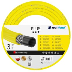 Шланг садовый Cellfast PLUS 1/2'', 50м, 3-х слойный, до 25 Бар, -20…+60°C (10-201)