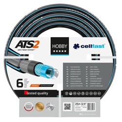 Шланг садовый Cellfast HOBBY ATS 3/4'', 25м, 6 слоев, до 30 Бар, -20…+60°C (16-220)