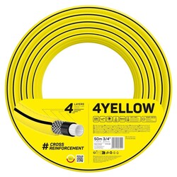 Шланг садовый Cellfast 4YELLOW 3/4" 50м, 4 слоя, до 20 бар, -10…+50°C (10-522)