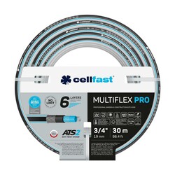 Шланг садовий Cellfast MULTIFLEX PRO 3/4" 30м, 6 шарів, до 35 Бар, -20…+65°C (13-821)