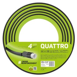 Шланг садовый Cellfast QUATTRO 3/4”, 25м, 4-х слойный, до 20 Бар, -10…+50°C (10-075)