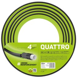 Шланг садовий Cellfast QUATTRO 1”, 20м, 4-х шаровий, до 20 Бар, -10…+50°C (10-080)