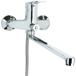 Змішувач SM Ø40 для ванни гусей прямий 350мм дивертор вбудований картриджний TAU SM-2C244C (9843220