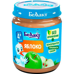Беллакт. Пюре "Яблоко" 4 мес+ 100 г (4814716000225)