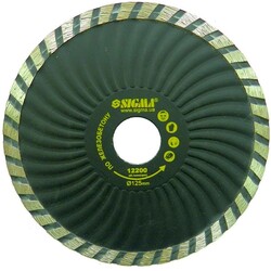 Коло алмазне по залізобетону "Турбохвиля" Ø180×2.8×22.2мм, 8600об/хв SIGMA (1923251)