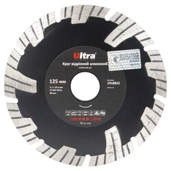 Коло відрізне алмазне Глибокий різ Ø125×22.2мм ULTRA (1918822)