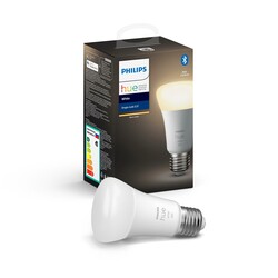 Розумна лампа Philips Hue Single Bulb E27, 9W(60Вт), 2700K, White, Bluetooth, димована