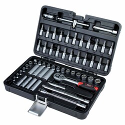 Набір торцевих насадок і біти 1/4" 56шт CrV Taiwan ULTRA (6003172)