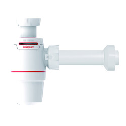 Сифон для раковины Neo Air 1¼"×Ø32мм с отводом WIRQUIN (9541326)
