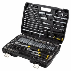 Набір торцевих насадок і біти 1/4", 3/8", 1/2" 216шт CrV SIGMA (6003841)