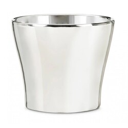 Кашпо для цветов Scheurich "Mirror Silver" 13", зеркальный (58689)