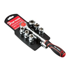 Набор сменных торцевых головок Top Tools, 1/2", 8 шт. (38D143)