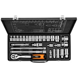 Набiр змiнних головок Neo Tools 1/2", 3/8" 28 шт. (08-677)