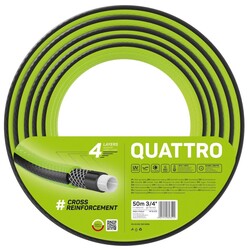 Шланг садовий Cellfast QUATTRO 3/4”, 50м, 4-х шаровий, до 20 Бар, -10…+50°C (10-073)